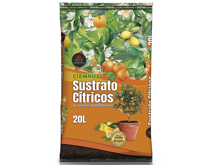 Sustrato específico para cítricos y plantas mediterráneas 